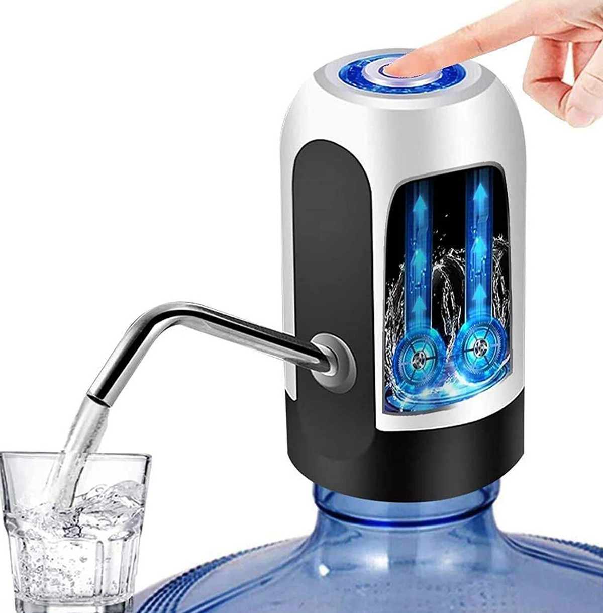 Portable Mini Water Dispenser – USB Rechargeable Automatic Water Bottle Pump