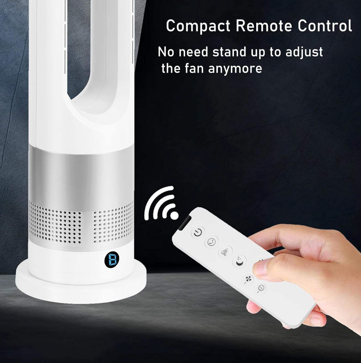 Portable Smart Cooling Fan – Compact Electric Personal Fan for Home & Office