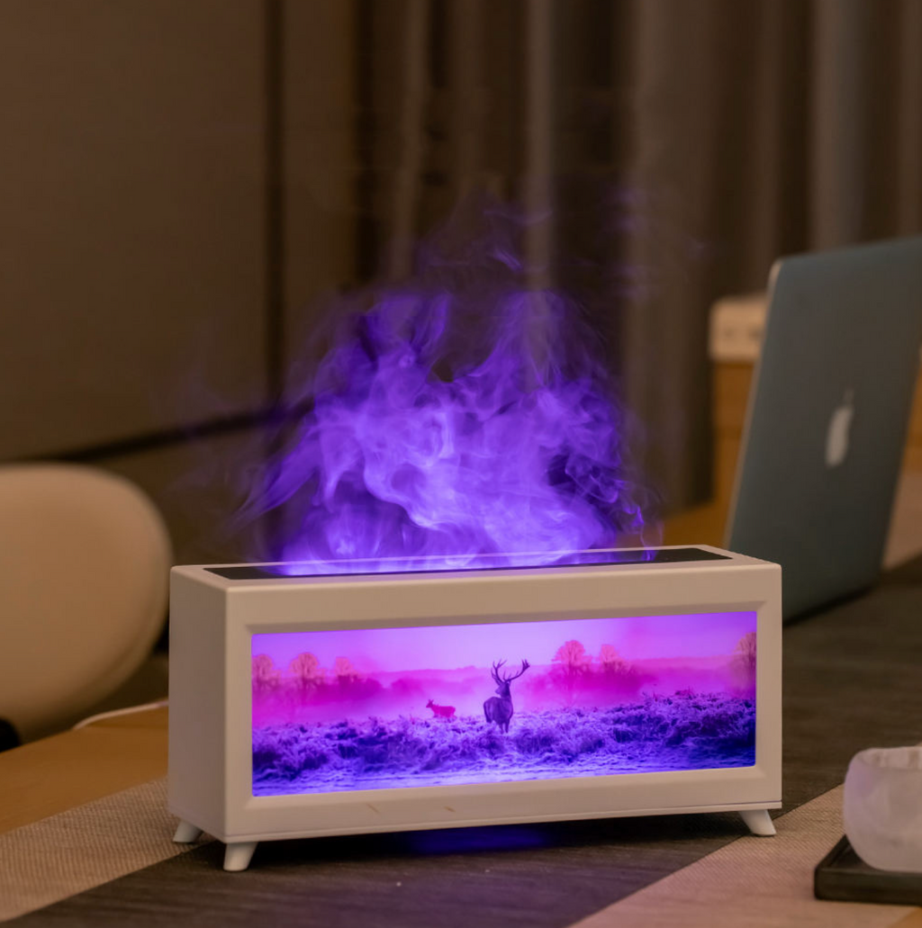 Mini Portable Humidifier & Essential Oil Aroma Diffuser – Compact USB Desktop Mist Maker
