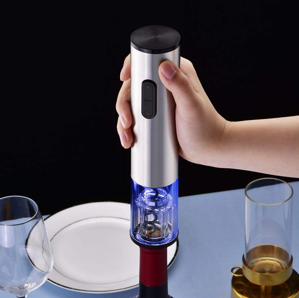 Premium Wine Bottle Opener – Effortless Cork Removal for Home & Entertaining