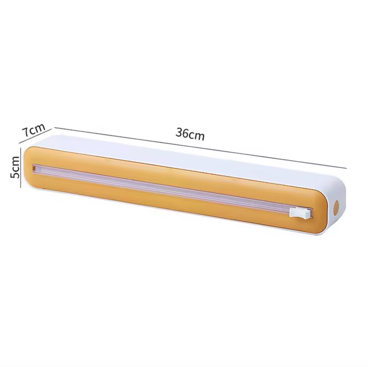 2-in-1 Food Wrap Dispenser & Cutter – Kitchen Cling Film & Foil Storage Organizer