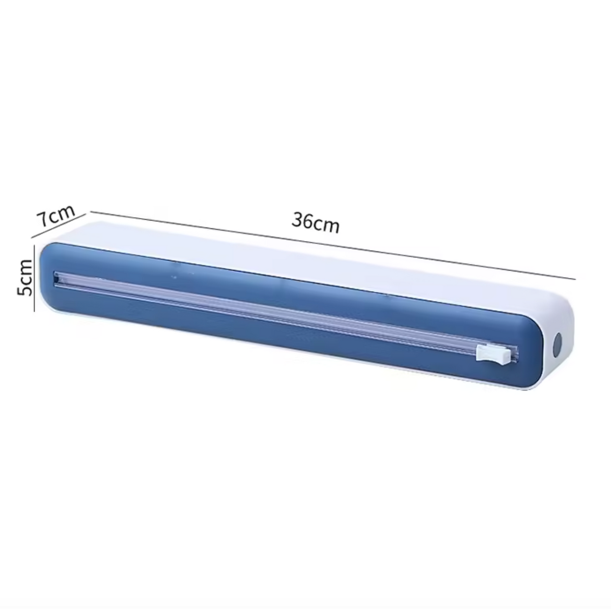 2-in-1 Food Wrap Dispenser & Cutter – Kitchen Cling Film & Foil Storage Organizer