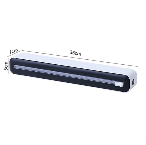 2-in-1 Food Wrap Dispenser & Cutter – Kitchen Cling Film & Foil Storage Organizer