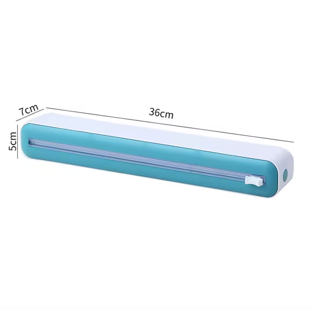 2-in-1 Food Wrap Dispenser & Cutter – Kitchen Cling Film & Foil Storage Organizer