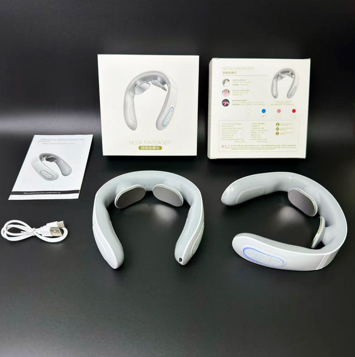 Smart EMS Neck Massager – Portable Electric Neck Relaxation & Massage Device