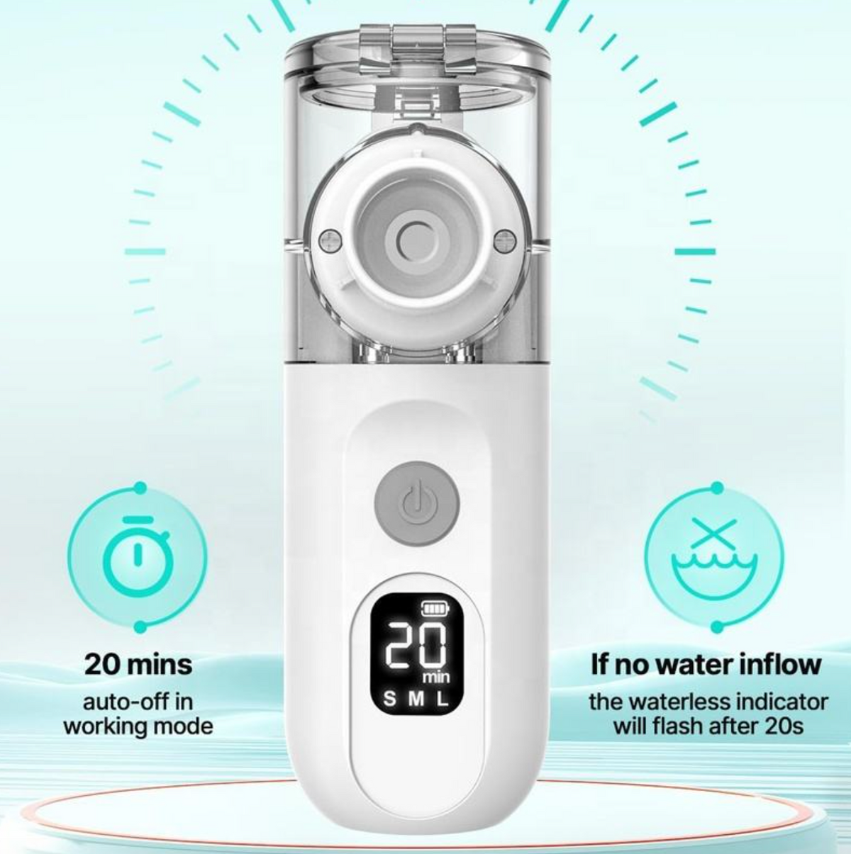 Portable Compression Atomizer – Compact, Lightweight & Convenient Mist Sprayer